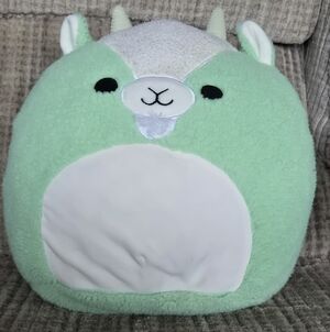 Squishmallows Palmer Mint Green Goat 12" Fuzz-A-Mallows Plush Stuffed Animal Toy